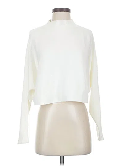 Pre-owned Line & Dot Turtleneck Sweater In Ivory