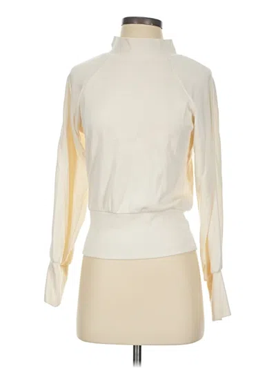 Pre-owned Line & Dot Turtleneck Sweater In Ivory