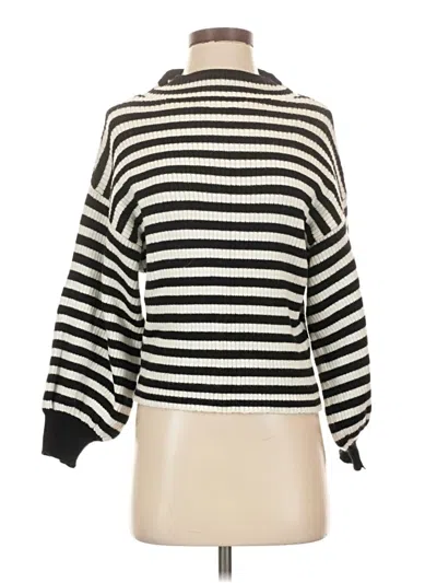 Pre-owned Line & Dot Turtleneck Sweater In Ivory