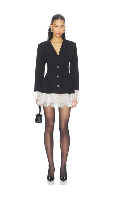 Line & Dot Valleta Blazer Dress In Black