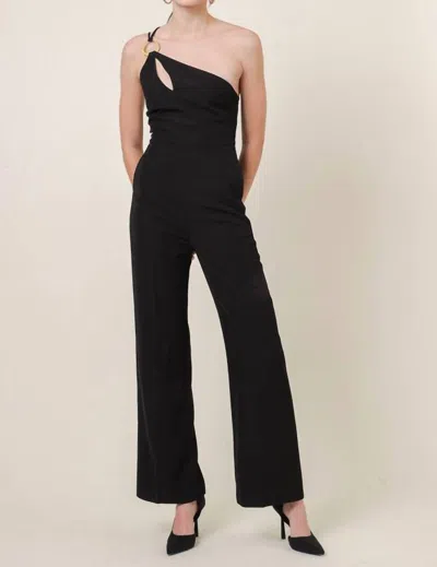 Line And Dot Vaughn Jumpsuit In Black