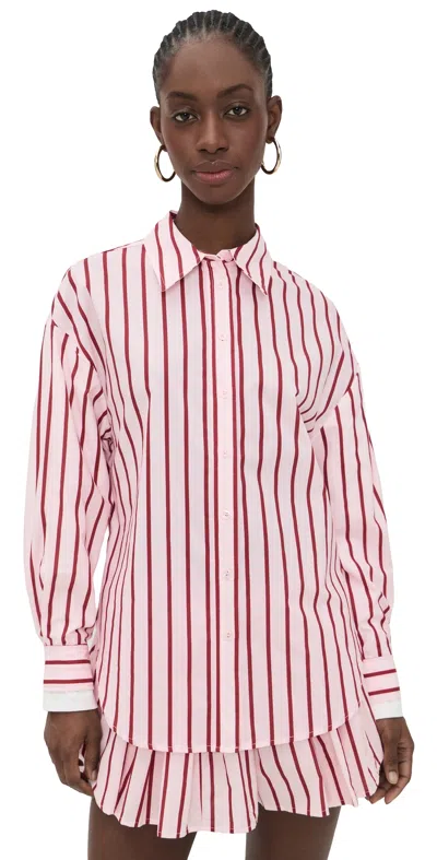 Line & Dot Vivee Button Down Shirt Pink