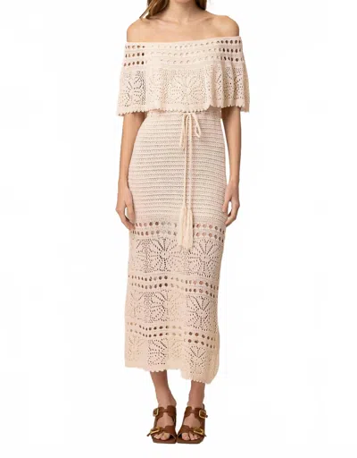 Line And Dot Wilda Sweater Dress In Ecru In Neutral