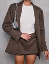 Line And Dot Women's Belmont Blazer In Brown In Brown