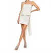 Line And Dot Fable Mini Skirt In White In White