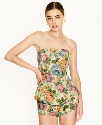 Line & Dot Women's Floral Cambria Shorts In Multi