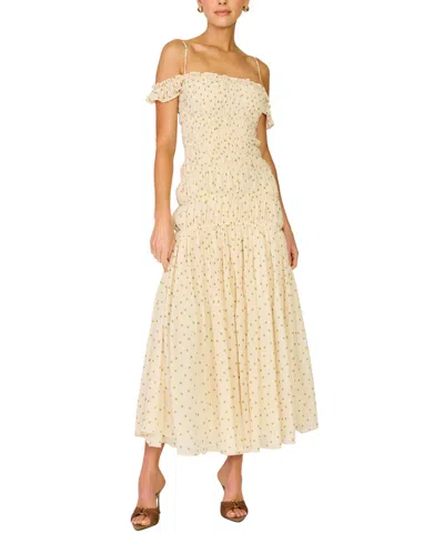 Line & Dot Women's Polka Dot Print Maxi Dress In Multi