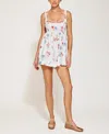 Line & Dot Women's Reeta Sweetheart-neck Romper In White