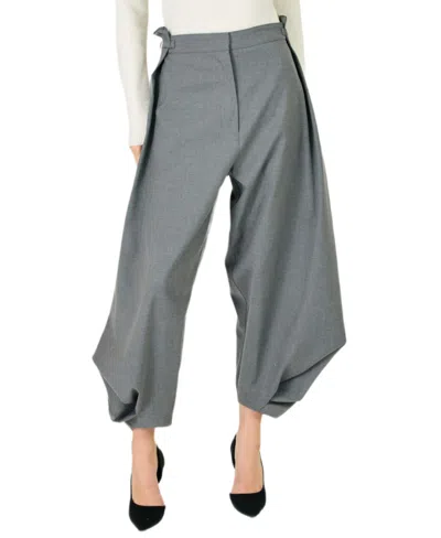 Line & Dot Women's Wilfred High-rise Ankle Pants In Gray