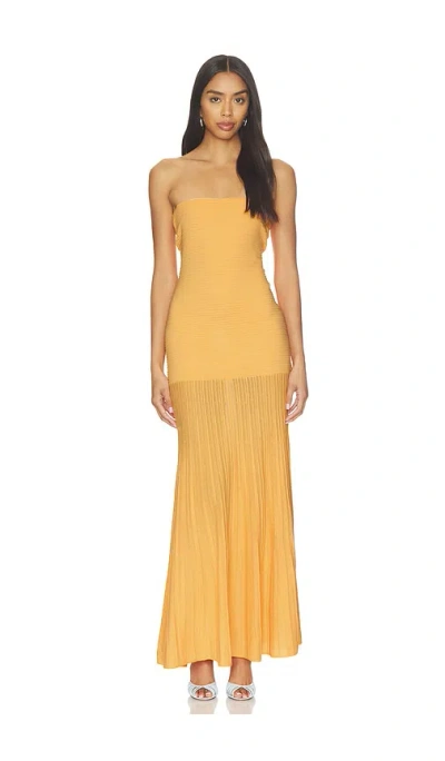 Line & Dot X Revolve Arlo Tube Dress In Yellow