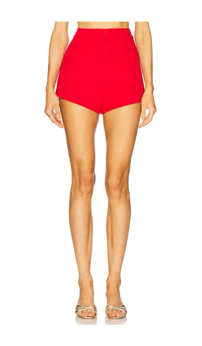 Line & Dot X Revolve Dariel Micro Shorts In Red