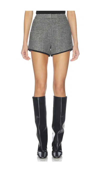 Line & Dot X Revolve Ingrid Short In Charcoal & Black