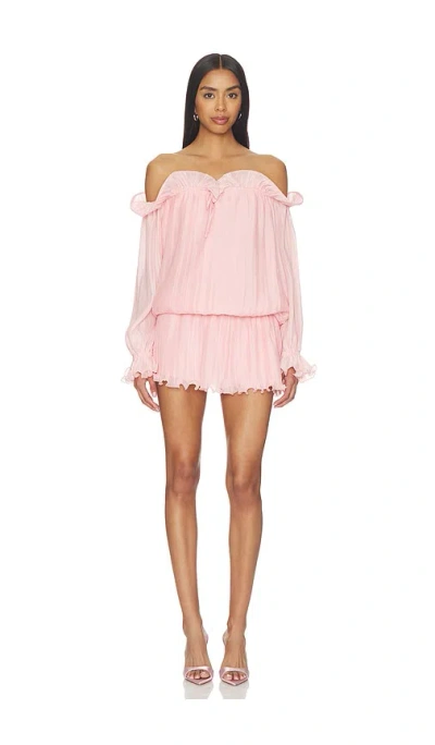 Line & Dot X Revolve Potpourri Mini Dress In Pink