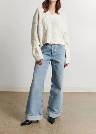 Line Ashtin Sweater In Blizzard In Blue