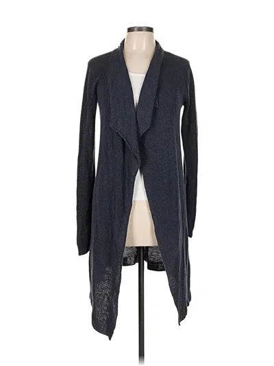 Pre-owned Line Cardigan Sweater In Gray