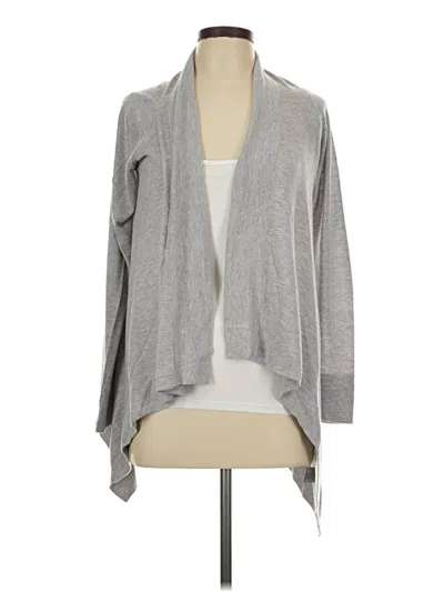 Pre-owned Line Cardigan Sweater In Gray
