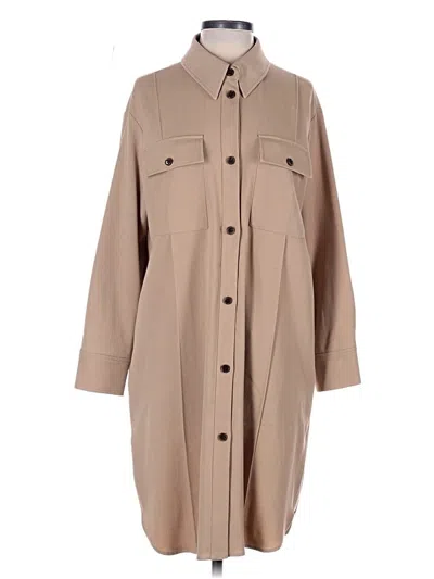 Pre-owned Line Casual Dress In Tan