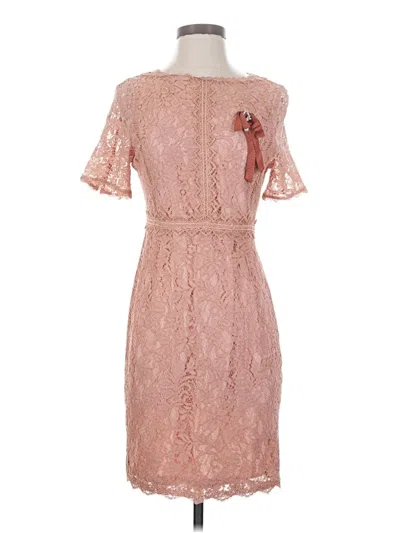 Pre-owned Line Cocktail Dress In Pink