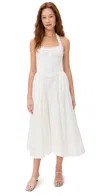 Line & Dot Abbot Dress White In White