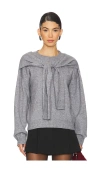 Line & Dot Atlas Sweater In 仿旧