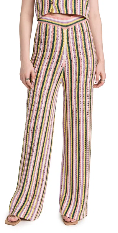 Line & Dot Breakers Trousers Multi