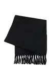 Line & Dot Eaton Wool Scarf In Grey