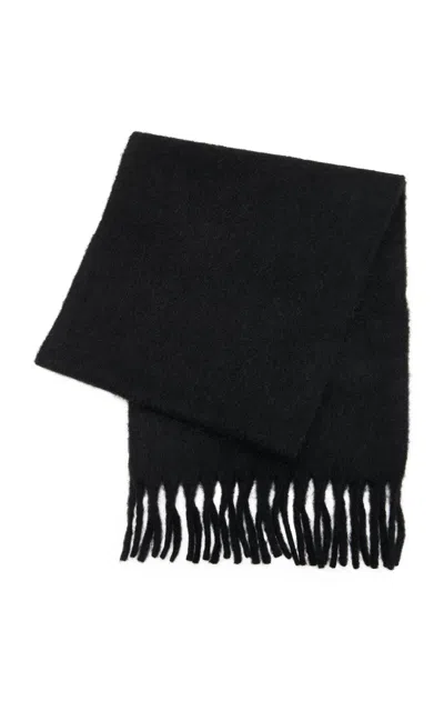 Line & Dot Eaton Wool Scarf In Grey