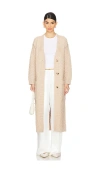 Line & Dot Emberly Cardigan In Beige