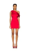 Line & Dot Harles Mini Dress In Red