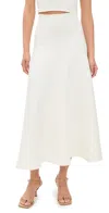 Line & Dot Isadore Knit Sweater Skirt Ivory In Ivory
