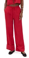 Line & Dot Kamari Pants Red In Red