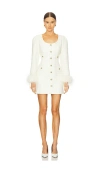 Line & Dot Kinzie Mini Dress In Ivory