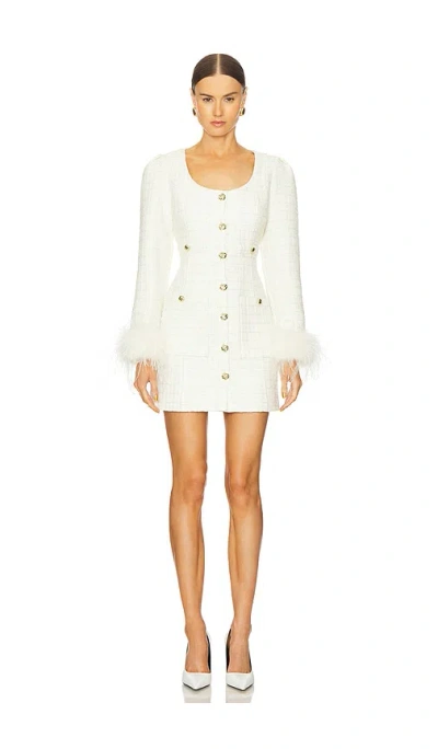 Line & Dot Kinzie Mini Dress In Ivory