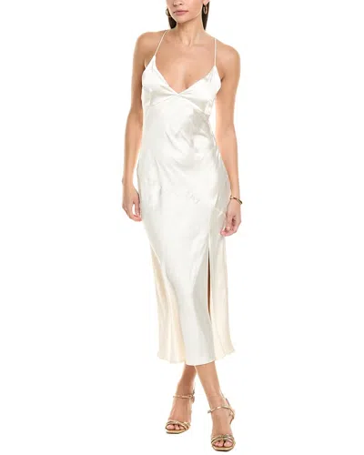 Line & Dot Maxi Slip Dress