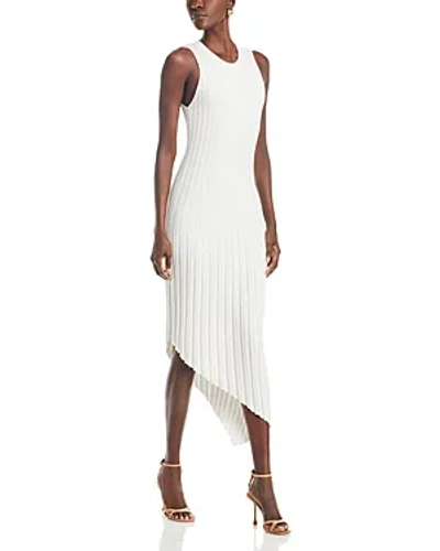 Line & Dot Magnolia Rib Dress In Ivory