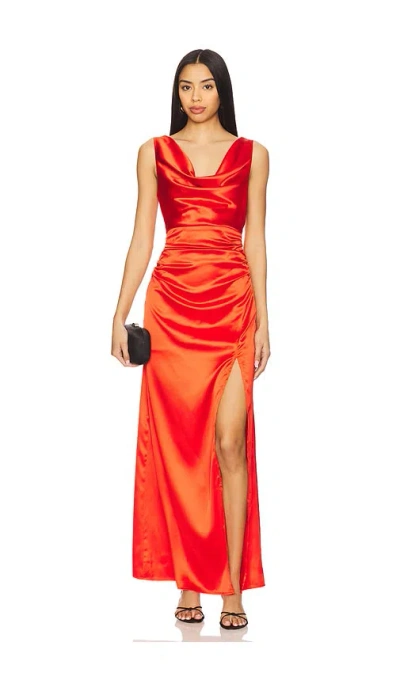 Line & Dot Melissa Dress In Red
