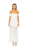Line & Dot Rowan Sweater Dress In White