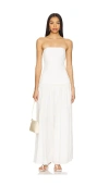 Line & Dot Theo Jumpsuit In White