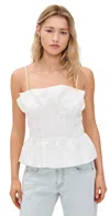 Line & Dot Theo Top White In White