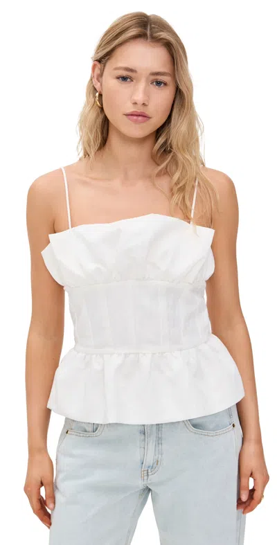 Line & Dot Theo Top White