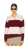 Line & Dot Waylon Sweater In Cream