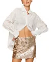 Line & Dot Naida Sequin Miniskirt