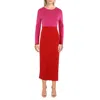Line & Dot Womens Ribbed Knit Sweaterdress