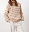 Line Fern Sweater Top In Ecru Playa In Neutral
