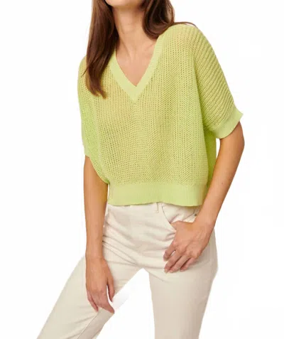 Line Piper Shirt In Limeade In Multi