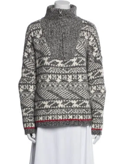 Pre-owned Line Printed Jacket In Multi