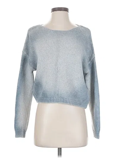 Pre-owned Line Pullover Sweater In Blue