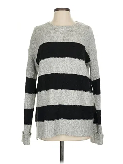 Pre-owned Line Pullover Sweater In Gray