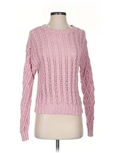 Pre-owned Line Pullover Sweater In Pink