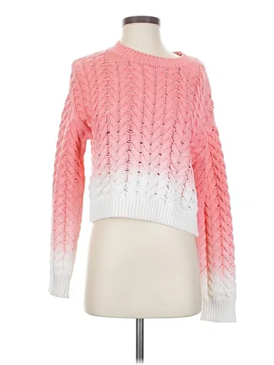 Pre-owned Line Pullover Sweater In Pink